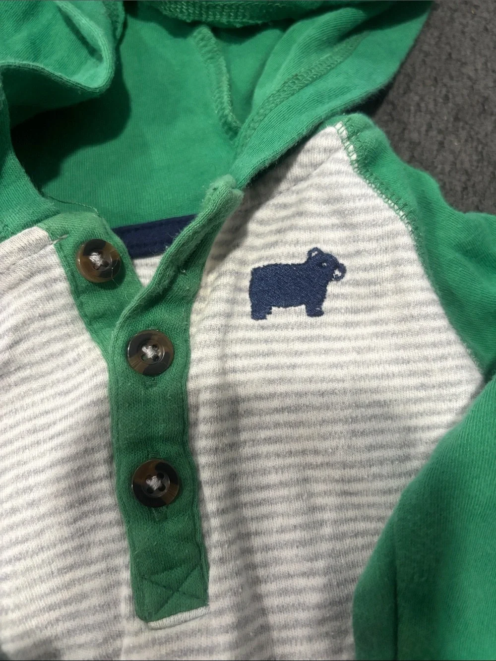 Carters white grey